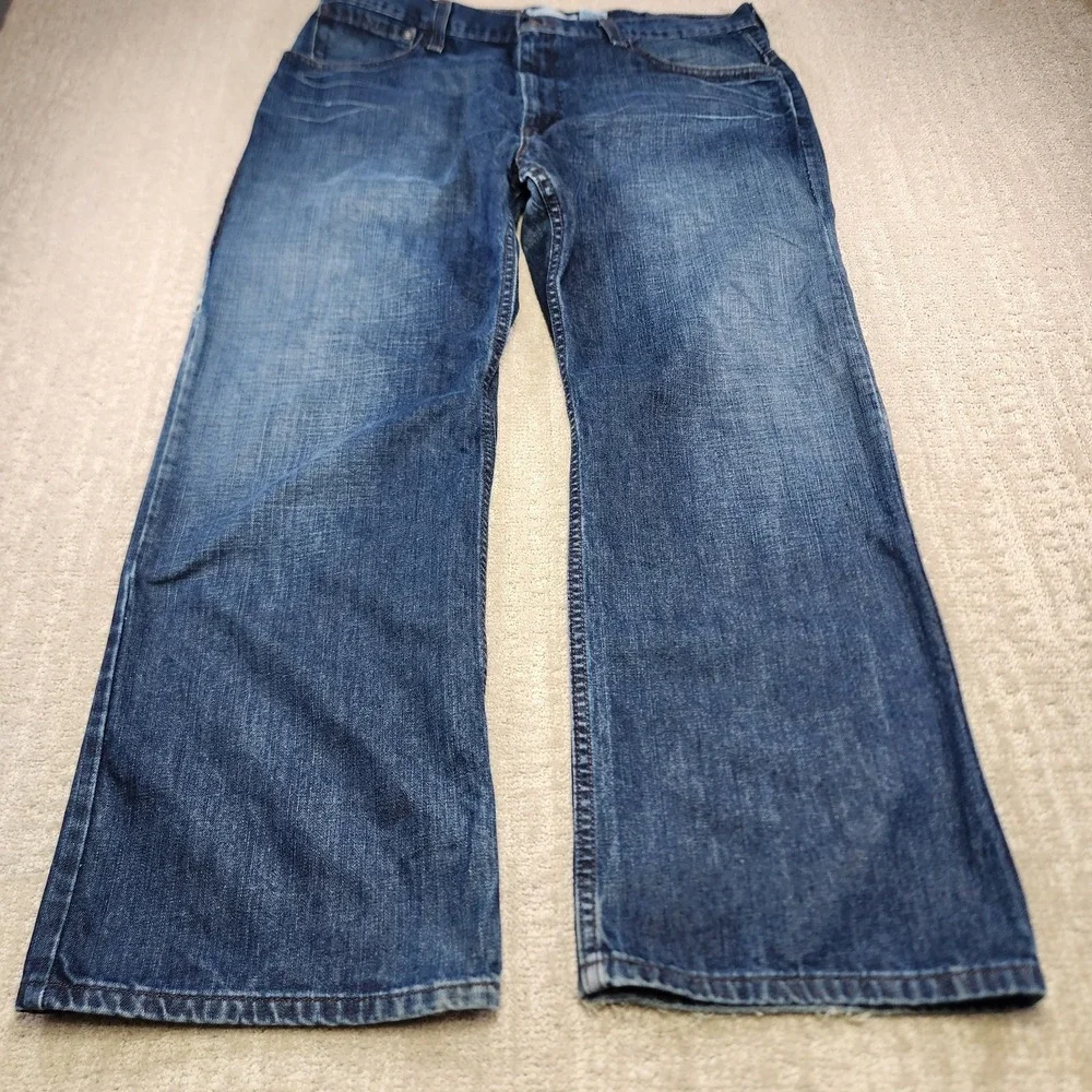 Vintage Levis Silvertab Jeans Men 38x30 True Bootcut Baggy Distressed Y2K Boot